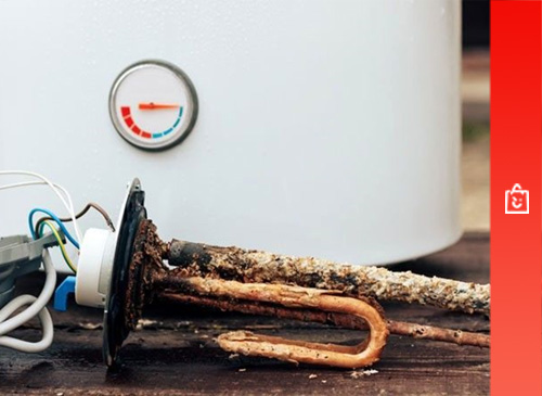 رسوب گرفتن قطعات آبگرمکن دیواری