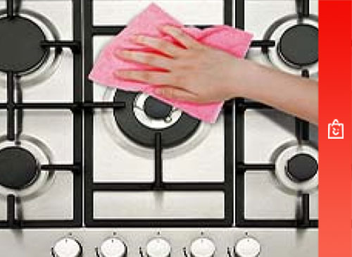 تمیز کردن اجاق گاز