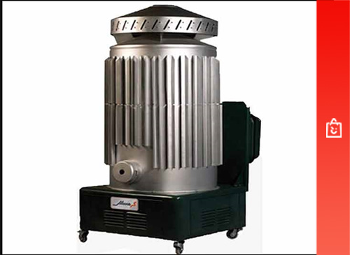 بخاری کارگاهی نفتی فن دار